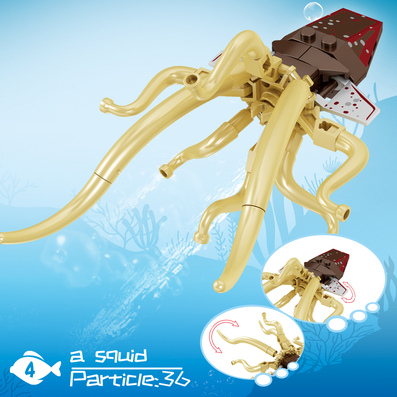 Tech Diving Accessories - 오션 월드 시리즈 미니 모델 빌딩