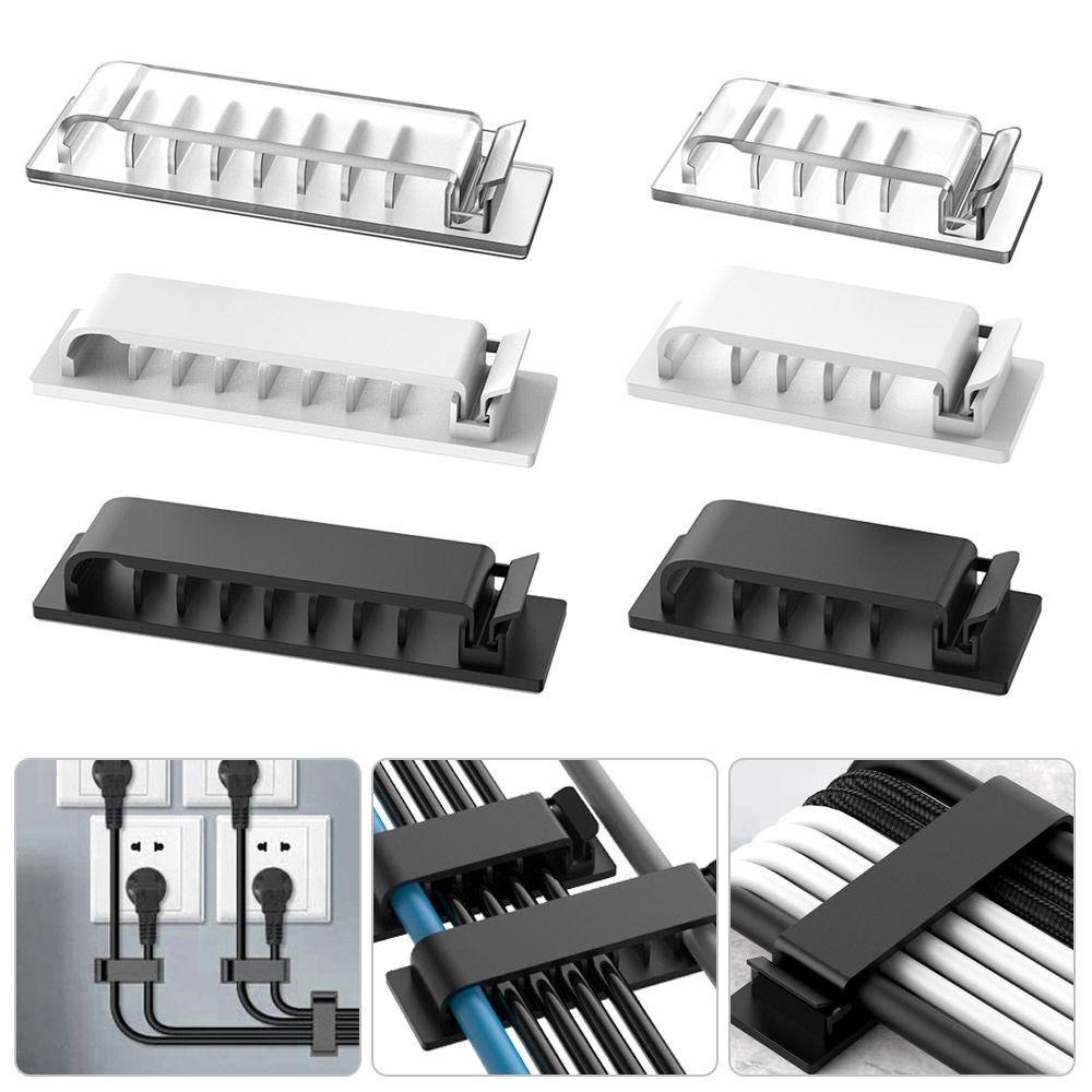 Desk Cable Clip - 케이블 정리함 자가 접착 케이블 클립