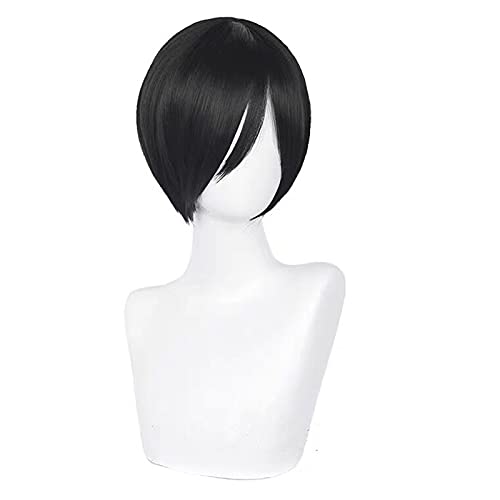 Tech Accessories For Men - 미카사 아다 코스프레 가발, 짧은 스트레이트
