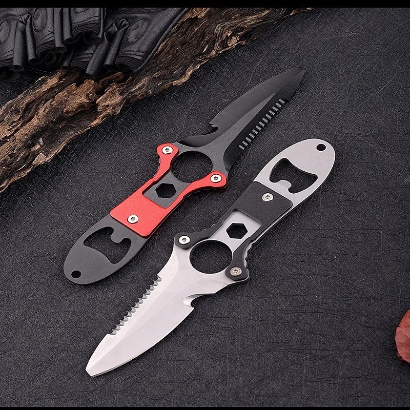 Tech Diving Accessories - 스테인리스 스틸 다기능 나이프 다이빙 도구