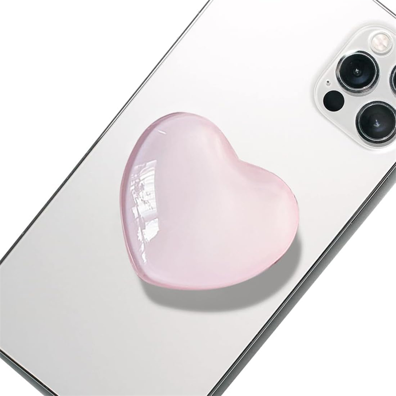 3D 하트 모양 크리스탈 접이식 핑거 링 그립톡 폰 홀 - Tech Accessories Phone 리뷰 및 가격