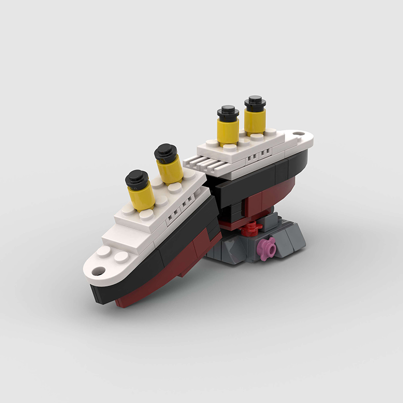 미니 RMS 타이타닉 침몰 한 선박 모델 반쪽으로 분할 - Tech Diving Accessories 리뷰 및 가격