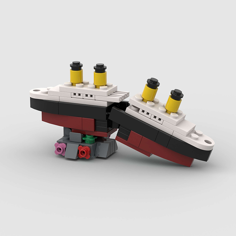 미니 RMS 타이타닉 침몰 한 선박 모델 반쪽으로 분할 - Tech Diving Accessories 리뷰 및 가격