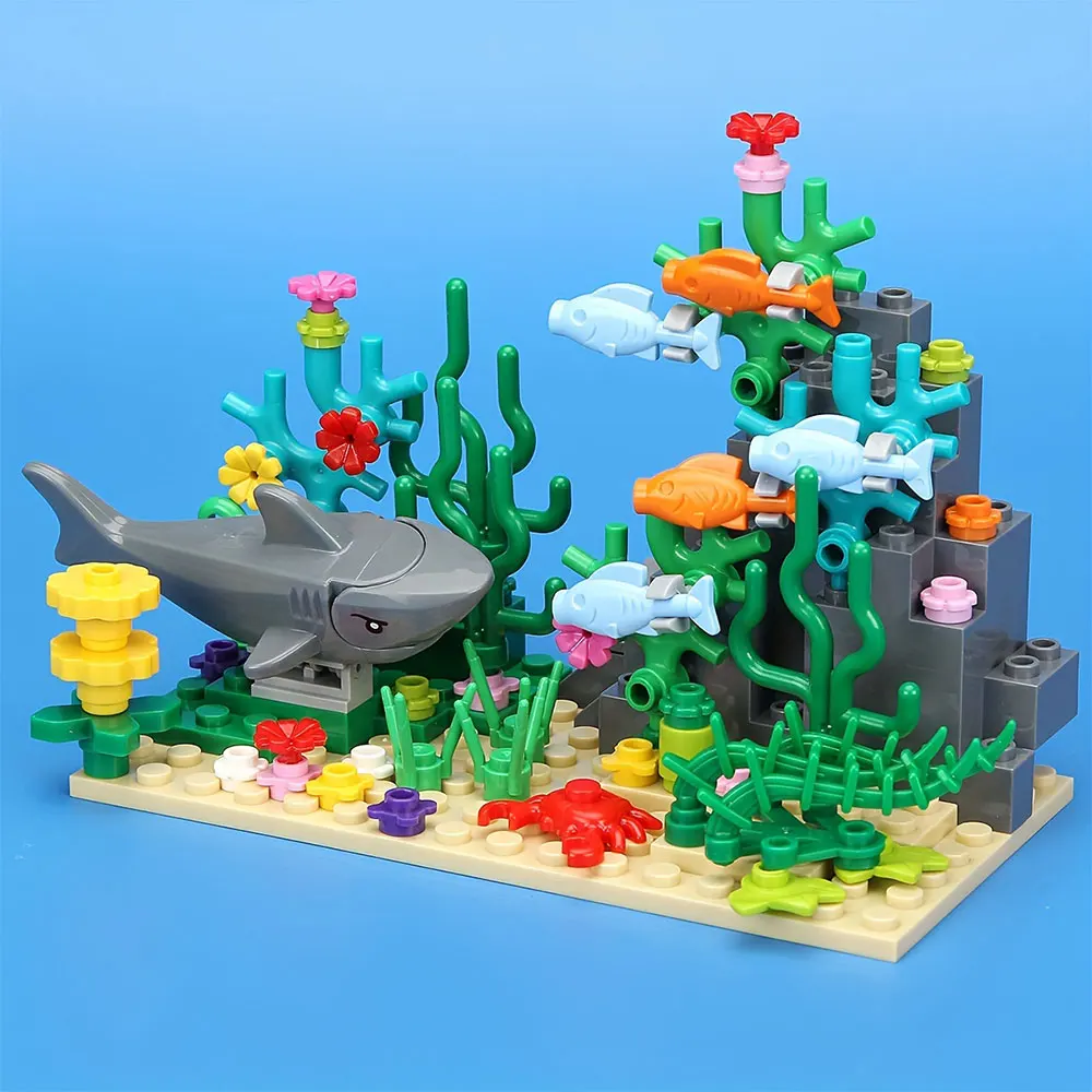 수중 세계 동물 빌딩 블록 1 세트 홈 장식 및 수집품 - Tech Diving Accessories 리뷰 및 가격