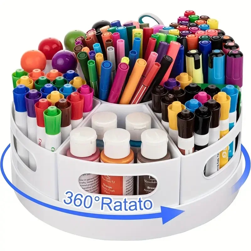 360도 회전 책상 정리함 7개의 탈착식 상자 다기능  - Tech Desktop Accessories 리뷰 및 가격
