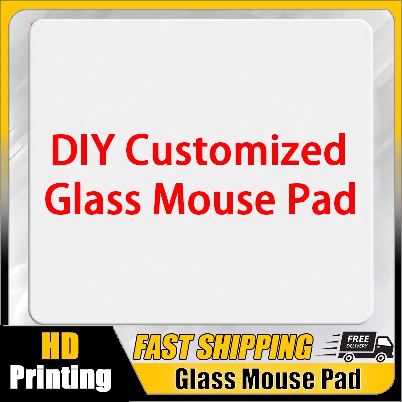 맞춤형 유리 마우스 패드 DIY 디자인 YUME 반투명 - Tech Desktop Accessories 리뷰 및 가격