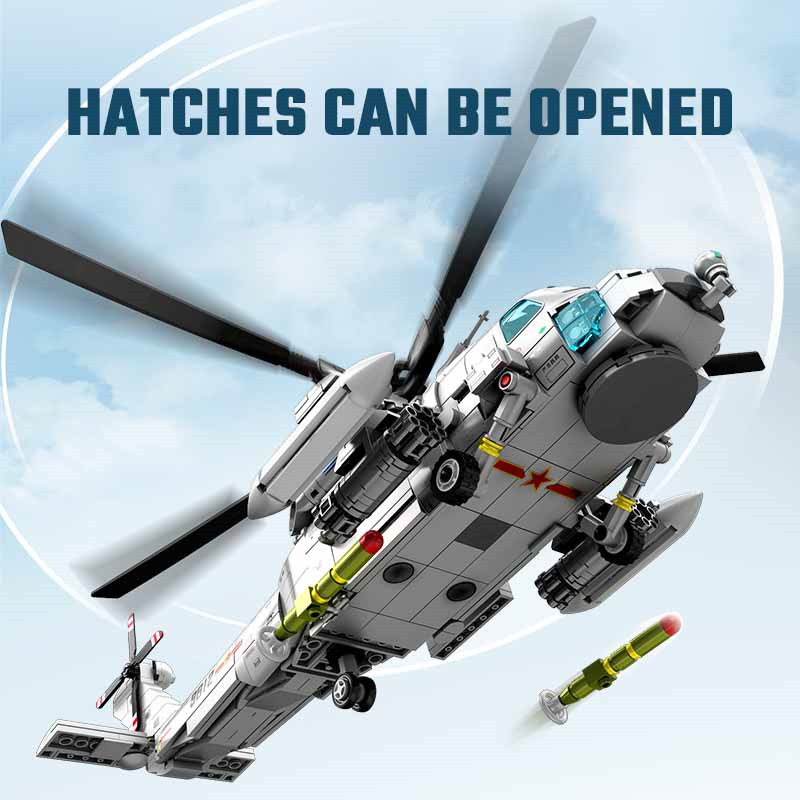 SEMBO 862pcs 해군 유형 Z-20 헬리콥터 빌 - Tech Diving Accessories 리뷰 및 가격