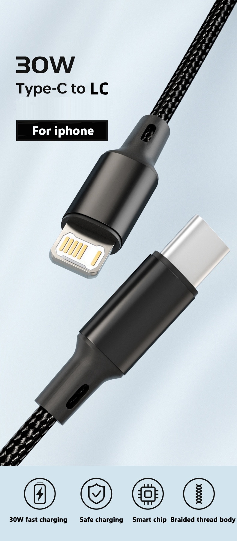 PD 30W USB 케이블 아이폰 14 13 12 11 - Tech Accessories Phone 리뷰 및 가격