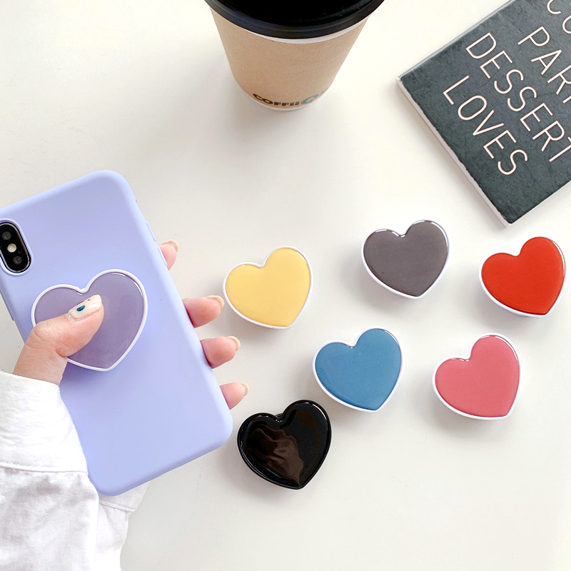 유니버설 하트 모양 접이식 핑거 링 그립톡 폰 홀더 ( - Tech Accessories Phone 리뷰 및 가격