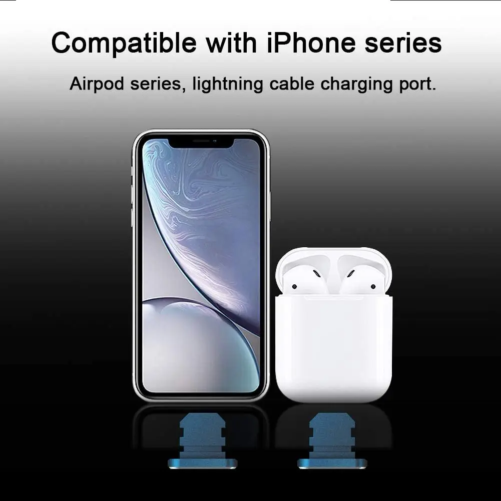 2개입 메탈 먼지 마개 충전 포트 먼지 마개 아이패드  - Tech Accessories Phone 리뷰 및 가격