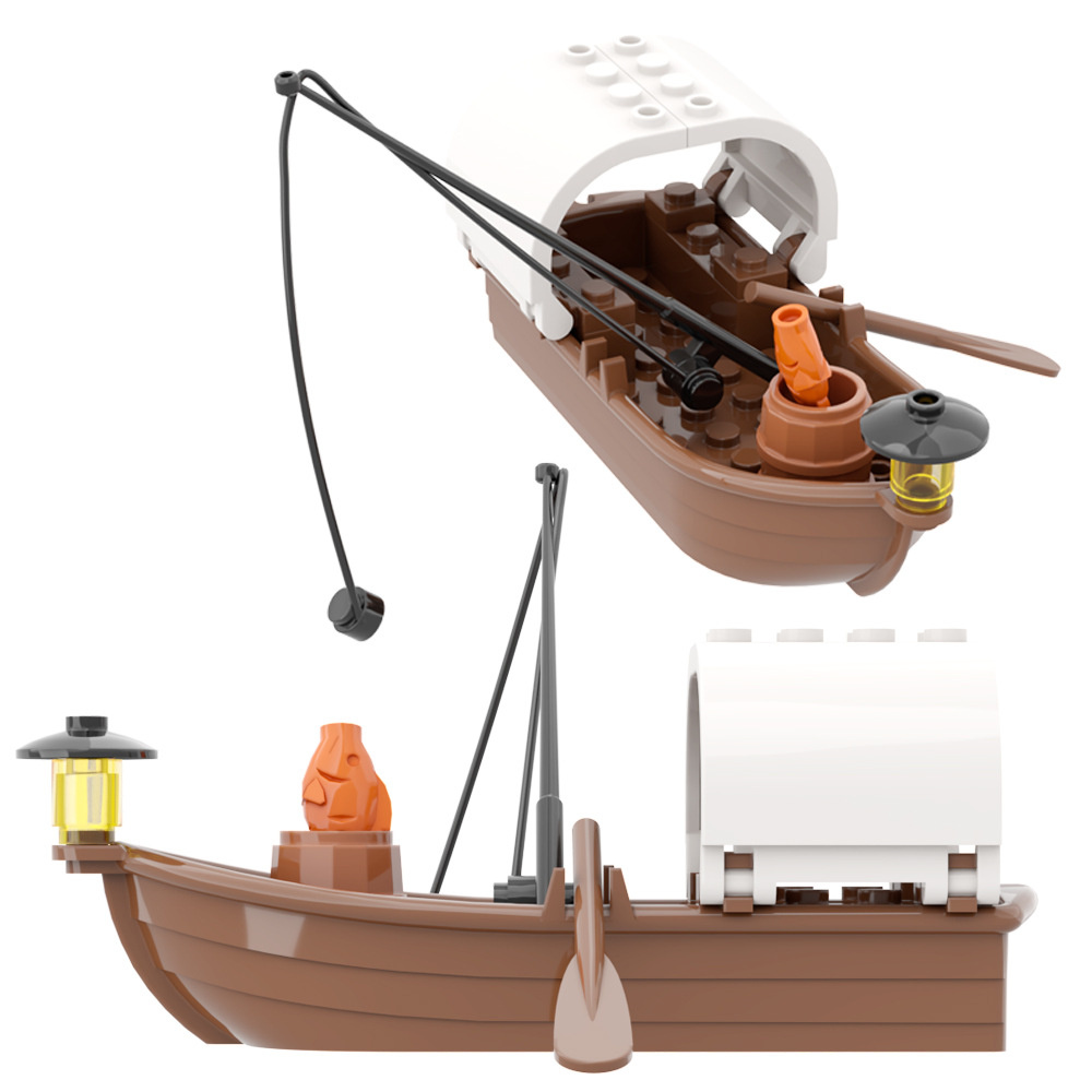 도시 창의력 중세 해적선 낚시 보트 조립 MOC DIY - Tech Diving Accessories 리뷰 및 가격