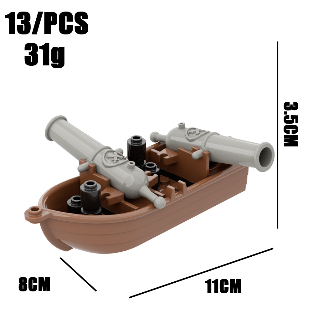 도시 창의력 중세 해적선 낚시 보트 조립 MOC DIY - Tech Diving Accessories 리뷰 및 가격