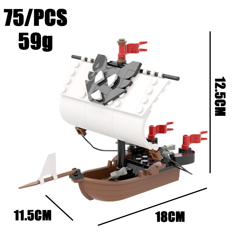 도시 창의력 중세 해적선 낚시 보트 조립 MOC DIY - Tech Diving Accessories 리뷰 및 가격