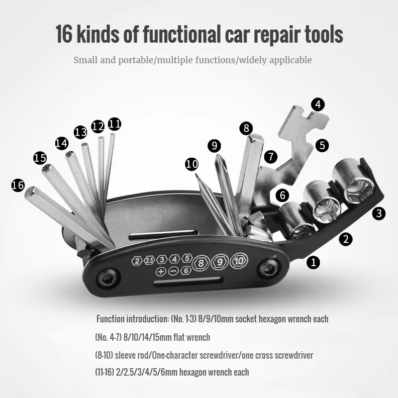 휴대용 자전거 수리 도구 키트 자전거 수리 도구 키트  - Useful Tech Accessories 리뷰 및 가격