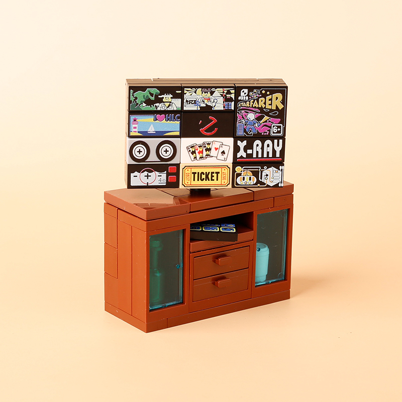 MOC 게임 콘솔 컴퓨터 모델 빌딩 블록 미니 TV 게 - Tech Diving Accessories 리뷰 및 가격